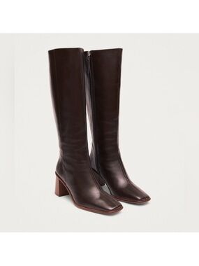 Alohas East Coffee Brown Leather Boots
